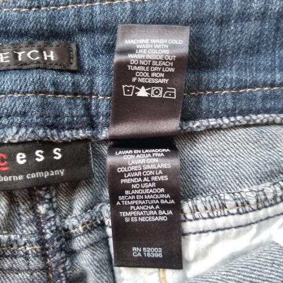 Axcess Women's Denim Jean Cargo Jeans Skirt With Side Pockets Sz 8 - Picture 10 of 10